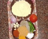A picture of step 1 of Besan ke chile ki sabji.