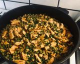 Zöldborsós csirketokány recept fázis 3 fotója