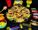 A picture of step 3 of Monaco Biscuit chaat.