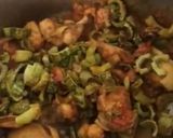 A picture of step 4 of Karelay chicken.