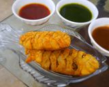 A picture of step 5 of Fish cheesy samosa.