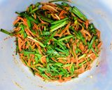 Hình bước làm 3 của món Kim chi dưa leo