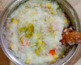 Foto langkah ke 5 dari resep Mpasi bubur tim tuna 7months.