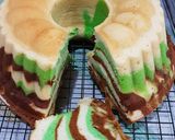 Foto langkah ke 4 dari resep Marmer cake putih telur 3 rasa.