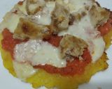 Foto del paso 13 de la receta: Arepizza🥯🌽🧀🍗🫓🥓🍅
