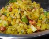 आलू प्याज़ का पोहा(aloo pyaz ka poha recipe in hindi) रेसिपी चरण 3 फोटो