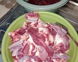 Foto langkah ke 1 dari resep Asem² Daging Kambing Daun Kedondong (Asem² iwak Wedus Khas Tanah.