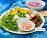 Hình bước làm 4 của món Cơm Chả Trứng Hấp