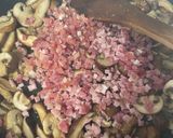 Foto del paso 6 de la receta: Quinoa con Shiitake, Portobello y Taquitos de Jamón