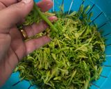 Foto langkah ke 1 dari resep Tumis bunga pepaya daun melinjo.