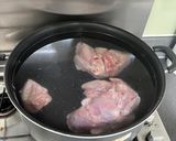 A picture of step 1 of Hyderabadi chicken dum biryani.