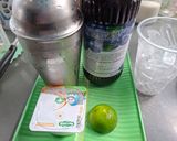 Hình bước làm 1 của món Sữa chua việt quất