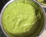 A picture of step 2 of Spring onion chutney.