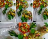 A picture of step 5 of Healthy Corn Chana Chapati Roll.