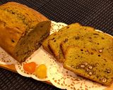 A picture of step 15 of Matcha Red Bean Pound Cake.