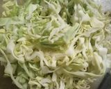 A picture of step 1 of Coleslaw.