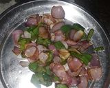 A picture of step 3 of Chilli chicken.
