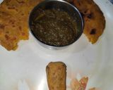 A picture of step 5 of मक्का रोटी सरसो का साग.