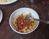 Foto del paso 4 de la receta: Crema de calabaza y batata con snack de garbanzos fritos