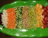 A picture of step 1 of Mediterranean salad /Fruits-Sprouts-Vegetable Salad.