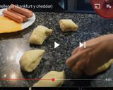 Foto del paso 3 de la receta: Panecillos rellenos (Frankfurt y cheddar)