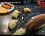 Foto del paso 3 de la receta: Panecillos rellenos (Frankfurt y cheddar)