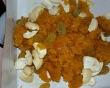 A picture of step 1 of Laddu stuffing bread puwa.