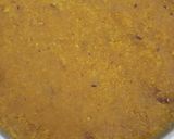 A picture of step 3 of Mango flavored coconut burfi.