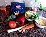 Foto del paso 1 de la receta: Pasta con verduras al wok. ✨️♻️