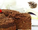 Foto langkah ke 8 dari resep Choco Crumble Banana Cake.