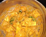 A picture of step 1 of Paneer and mushroom tikka.