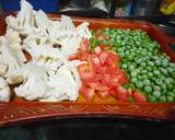 Peas,Carrot, cauliflower pulao recipe step 1 photo