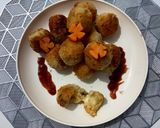 Foto langkah ke 5 dari resep Aranchini (nasi sisa kemaren) italian rice ball.
