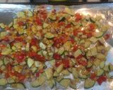 A picture of step 2 of Vegan enchiladas.