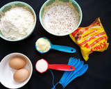 A picture of step 1 of Coconut Bread.