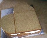 A picture of step 6 of Coffee cocktail cake (heart shape 2nd part).