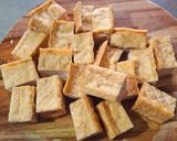 Hình bước làm 1 của món Đậu hũ kho cà tím, cà rốt (món chay)