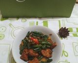 Foto langkah ke 4 dari resep Tumis Kacang Panjang dan Tempe Praktis.