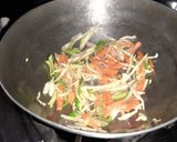 A picture of step 6 of Veg.spring roll.