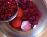 A picture of step 1 of Pink khichu/ red velvet khichu.
