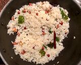 A picture of step 2 of Curd Rice.