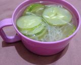 Foto langkah ke 3 dari resep Sayur Timun+soun.