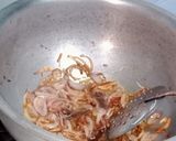 A picture of step 3 of Highway Dhaba style fried Mong Dal.