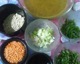Lentil_soup  With#Chiken_grill_bite_in_Puff #spoon. recipe step 1 photo
