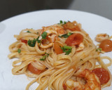Foto del paso 6 de la receta: Linguine con calamari e gamberi