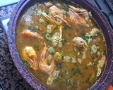 A picture of step 3 of Seafood Paella.