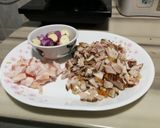 A picture of step 1 of Taiwan Style Lor Bak With Egg Rice.