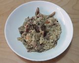 Pas rețetă Risotto cu mix de ciupercuțe și cârnați 5 fotografie