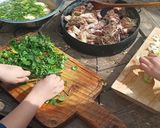 Foto del paso 3 de la receta: Cocimiento al disco a leña #globalcookpadgames2024🇨🇱👩‍🍳🥇🪙🔪