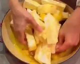 A picture of step 3 of Slow roasted celeriac with Gorgonzola cream.